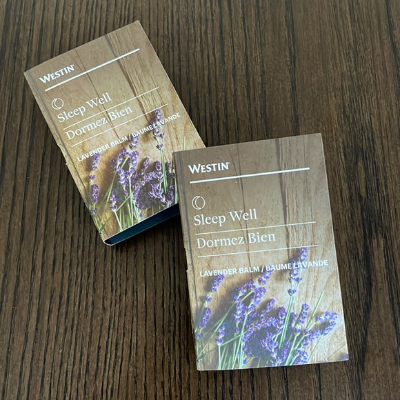 Two Westin Lavender Sleep Well Balms - Aromatherapy Lavender Essential Oil - Picture 1 of 4